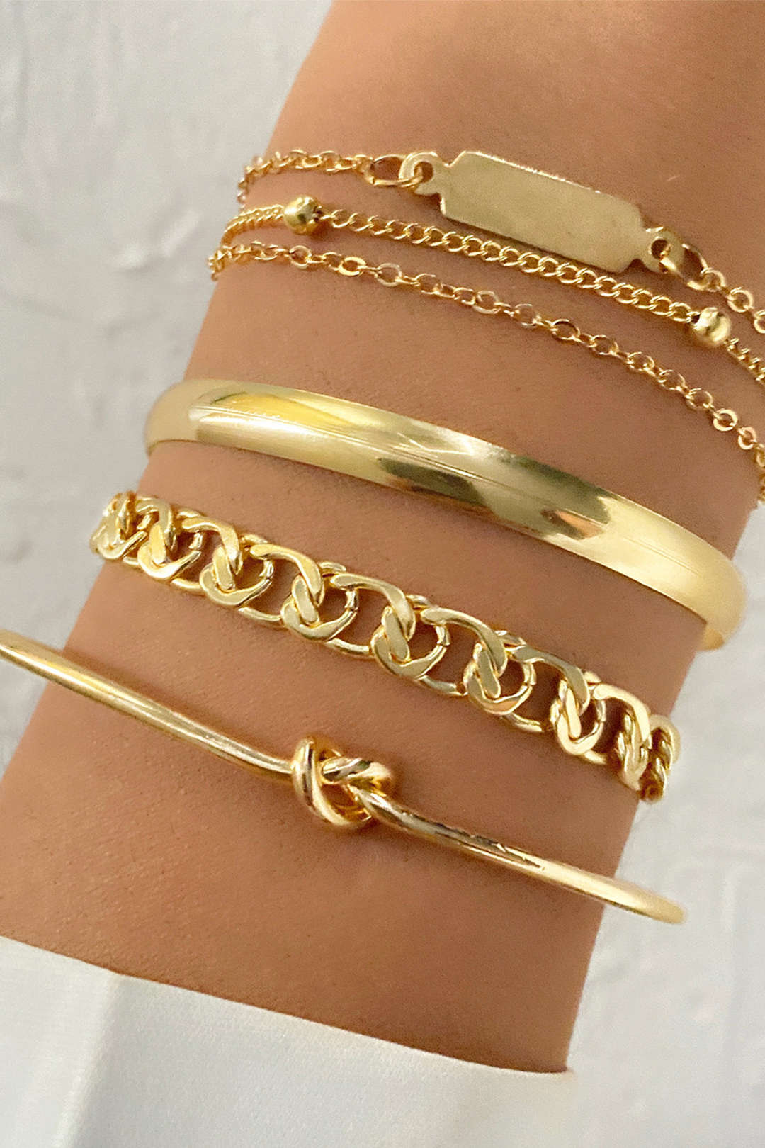 4-PIECE CHAIN BRACELET SET - BUY 1, GET 1 FREE