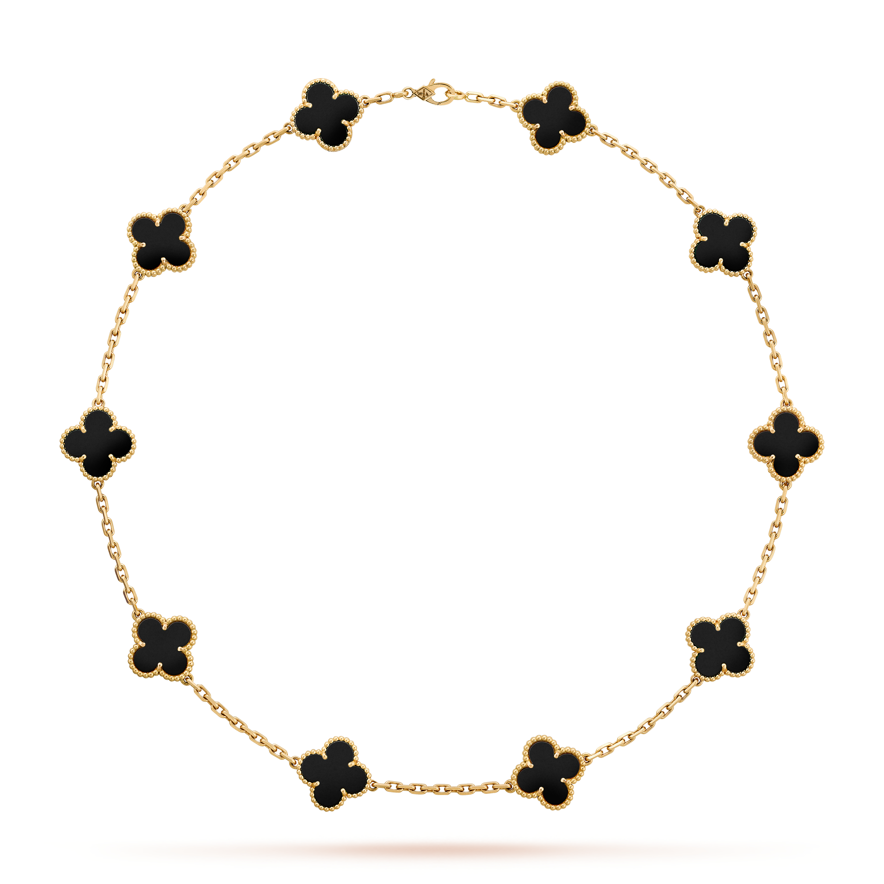 MAGNIFICENT CLOVERLEAF NECKLACE 10 DESIGNS - BLACK - BUY 1, GET 1 FREE