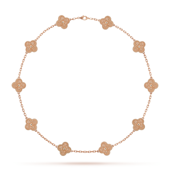 MAGNIFICENT CLOVERLEAF NECKLACE 10 DESIGNS - ROSE GOLD - BUY 1, GET 1 FREE