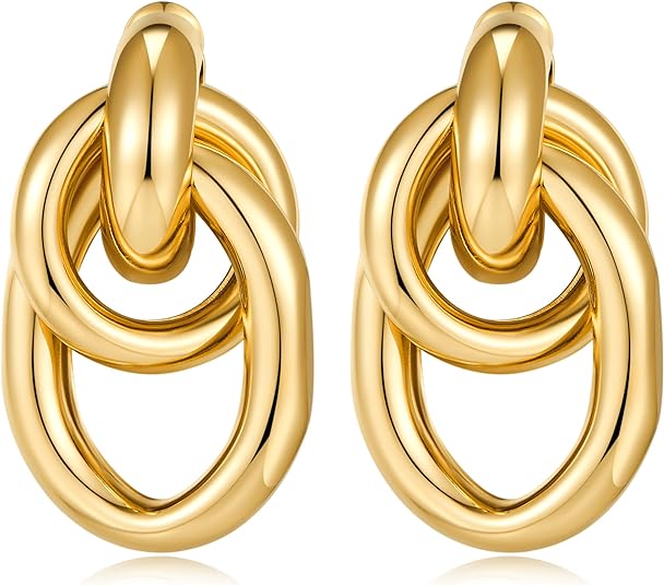 LOVE GEOMETRIC DROP EARRINGS - BUY 1, GET 1 FREE