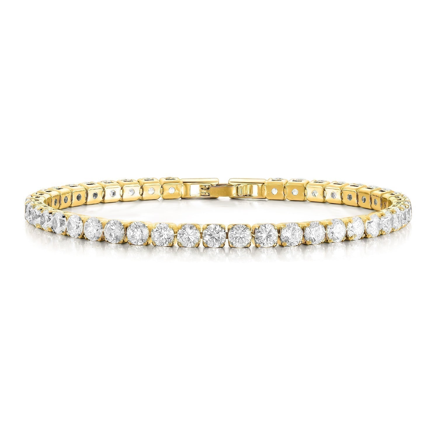 TENNIS BRACELET GOLD - BUY 1, GET 1 FREE