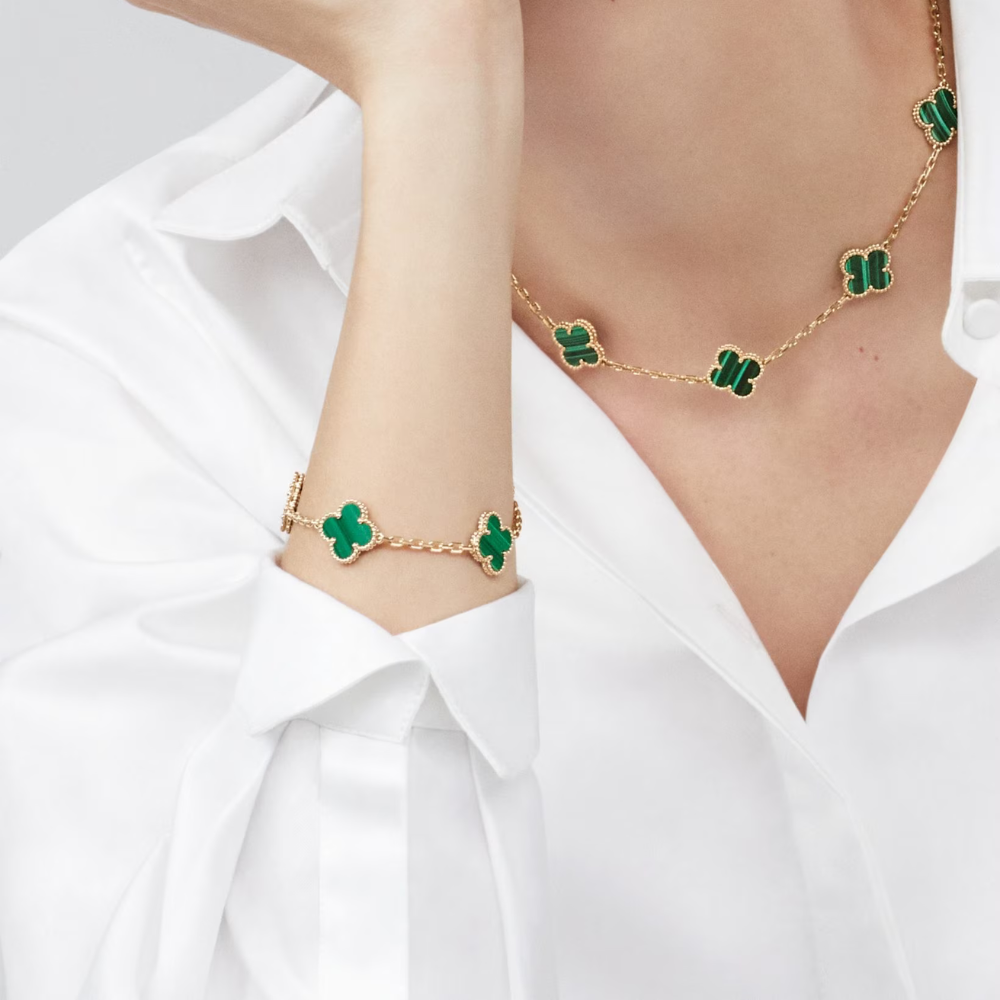 GREEN FOUR-LEAF CLOVER LUCKY BRACELET - BUY 1, GET 1 FREE