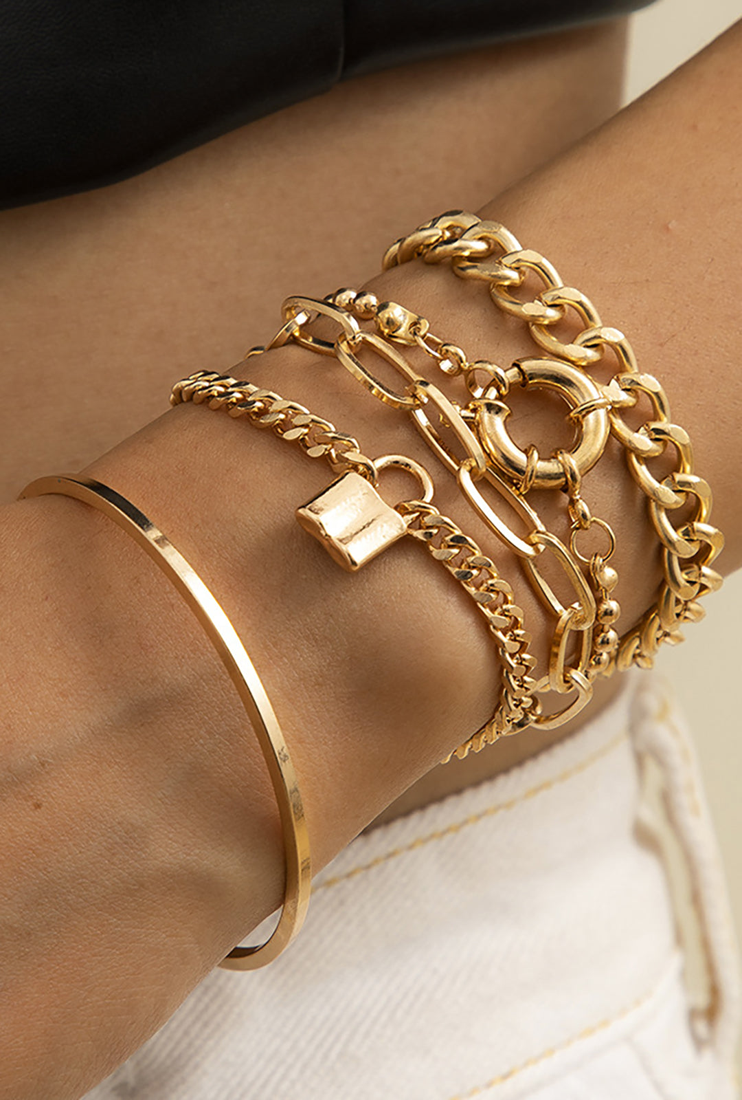 LAYERED GOLD BRACELETS IN SETS - BUY 1, GET 1 FREE
