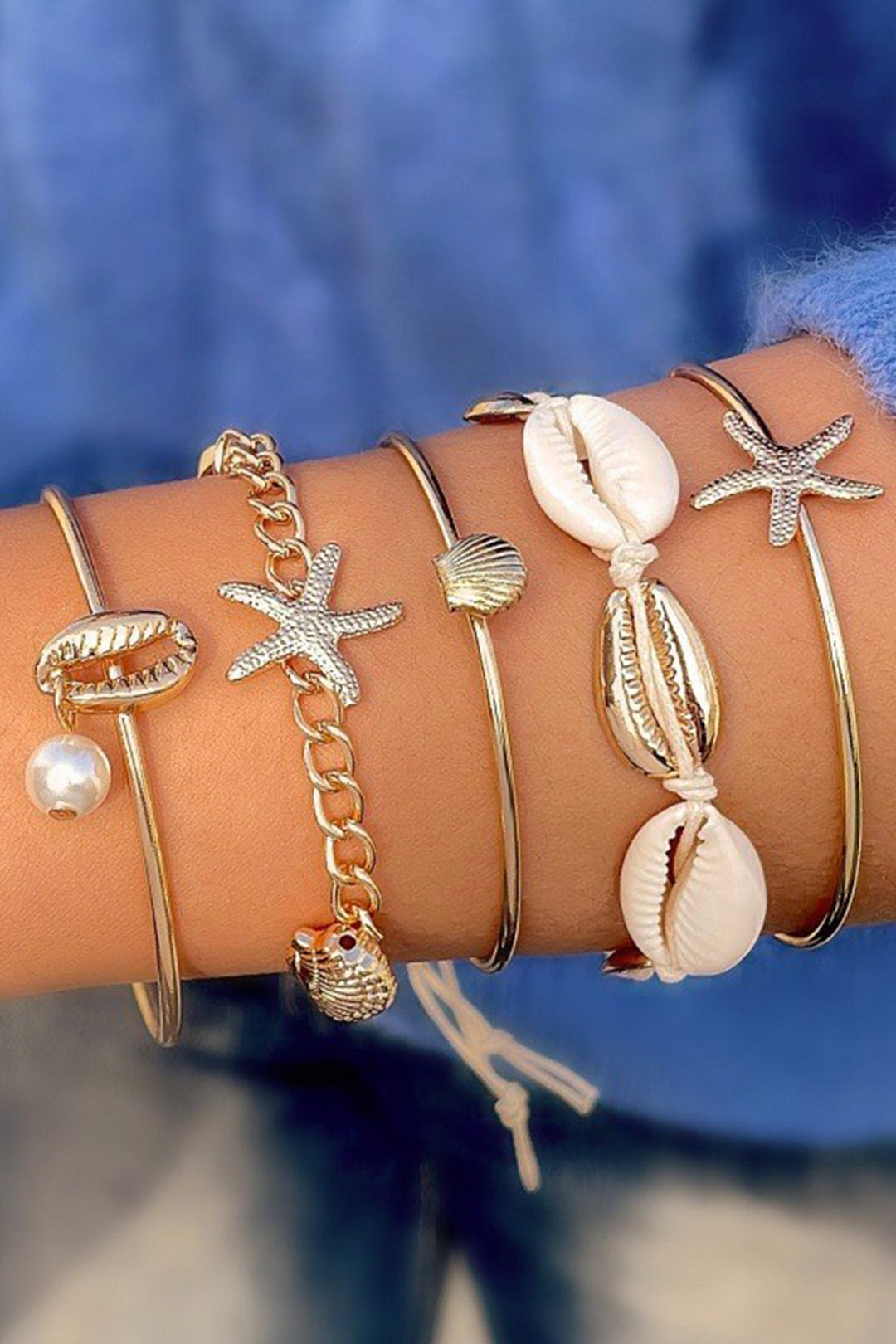 SHELL AND STARFISH BRACELET - BUY 1, GET 1 FREE