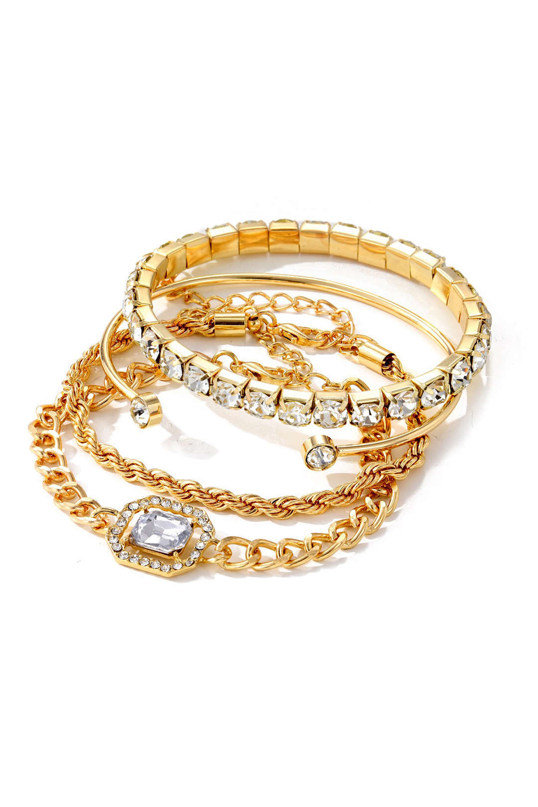 SET OF BRACELETS WITH RIVETS - BUY 1, GET 1 FREE