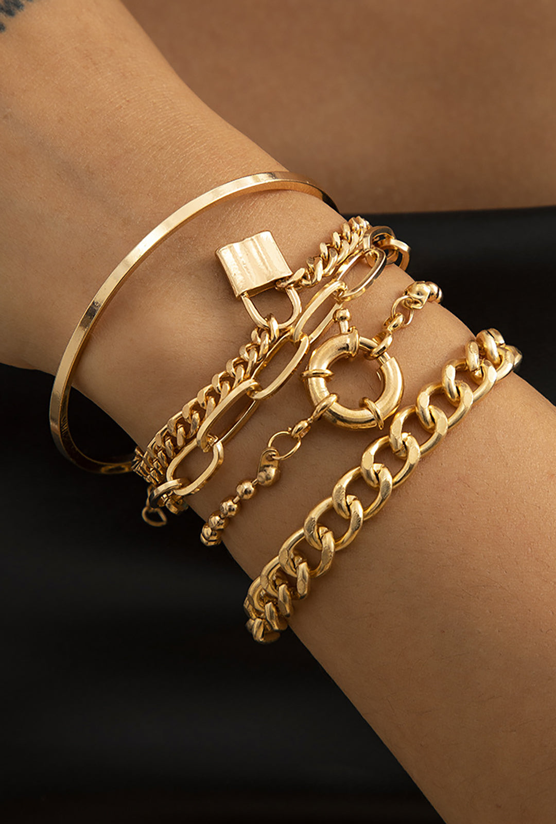 LAYERED GOLD BRACELETS IN SETS - BUY 1, GET 1 FREE