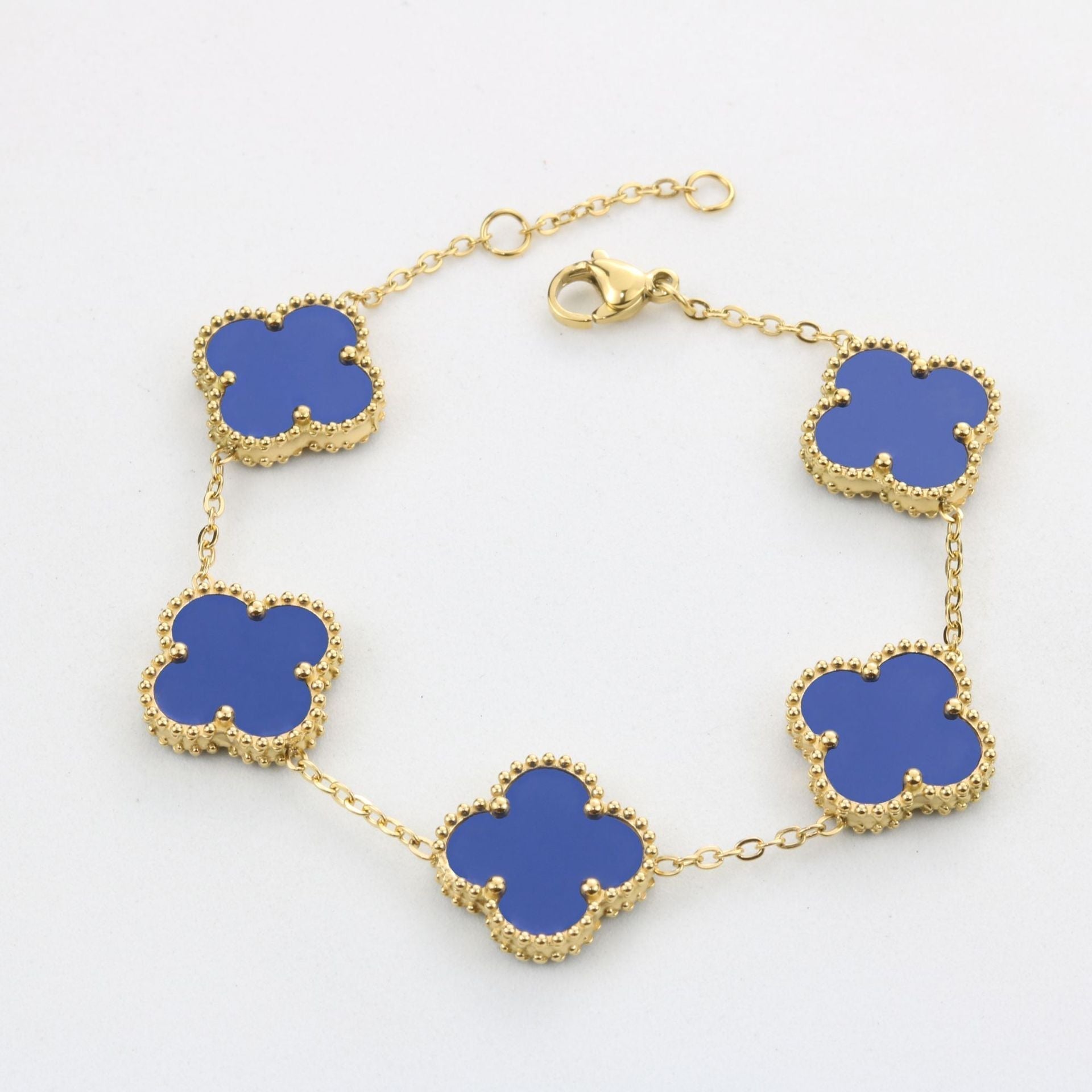 BLUE FOUR-LEAF CLOVER BRACELET - BUY 1, GET 1 FREE